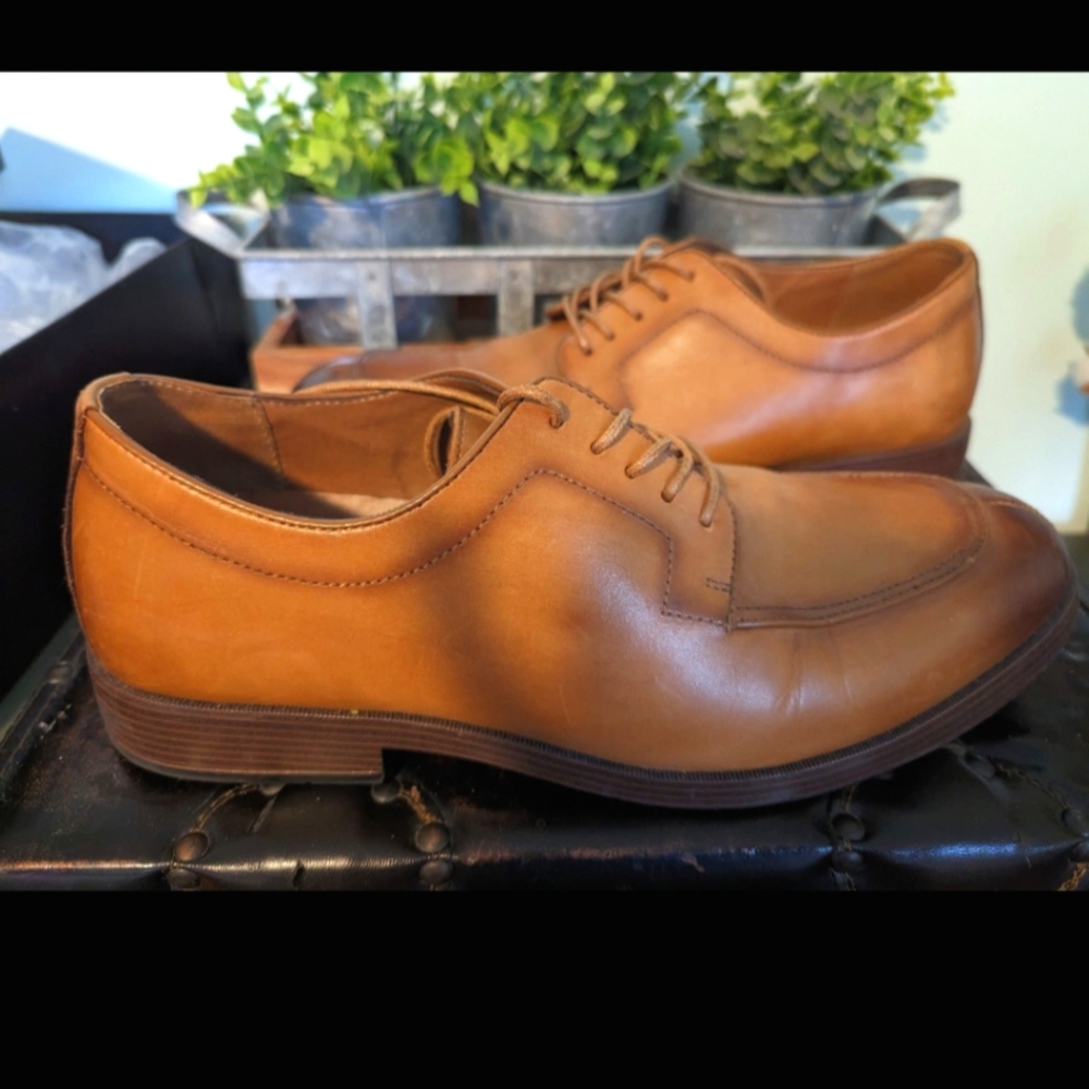 G.H. Bass & Co Men's Leather Ted Dress Shoes
